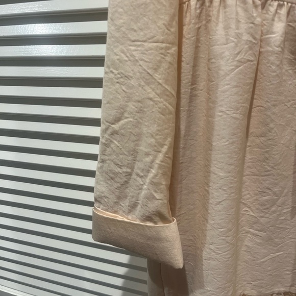 Vince tiered dress excellent condition lined cuffed sleeves  classic old money - Picture 3 of 9